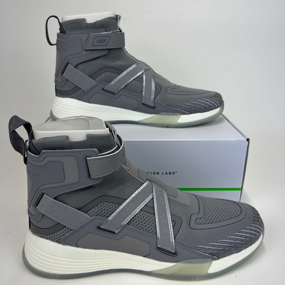 APL SuperFuture High Top Athletic Training Sneakers‎ Cement Gunmetal Size 12 New